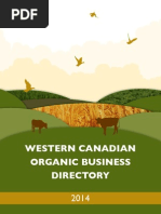Download Western Canadian Organic Business Directory - 2014 by OrganicAlberta SN206202500 doc pdf