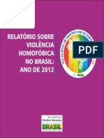 Relatorio Violencia Homofobica Ano 2012