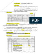 Repasar asientos contables de caja chica