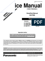 Panasonic CT - 20G7DF Chasis DP391