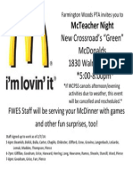 2-10-14 Farmington Woods Pta Invites You To Mcteacher Night 1 Page