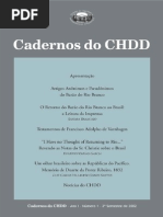 Cadernos do CHDD Ano 1 N° 1