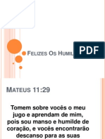 Felizes Os Humildes - Mateus 5 V 5 - Jorge Bittencourt