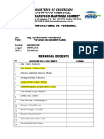 Nomina Del Personal Del Inframs 2013