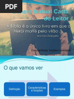 Gênero textual Carta do Leitor