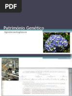 Património Genético (agentes mutagénicos)