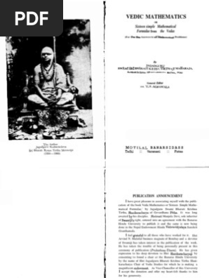 Vedicmaths Ebook | PDF | Division (Mathematics) | Multiplication