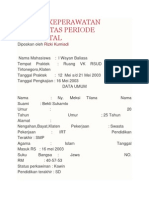 Asuhan Keperawatan Maternitas Periode Intranatal