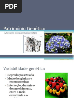 Património Genético (Mutações génicas)