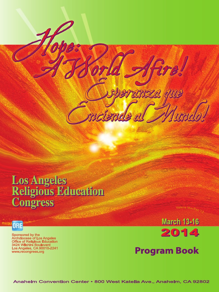 RECongress 2014 Program Book | PDF | Catholic Church | Mass (Liturgy)
