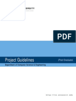 Project Guidelines for Cse