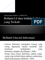 Definisi LI Dan Istilah-Istilah Yang Terkait Ahadi Andrian Wibowo New