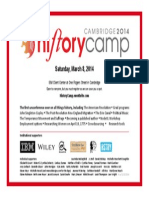 History Camp 2014 Flyer - History Camp Is The First Barcamp On All Things History