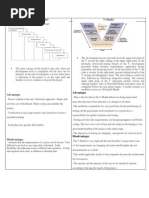 Waterfall-Model V-Model: Advantages