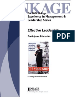 Effective Leadership: Excellence in Management & Leadership Series