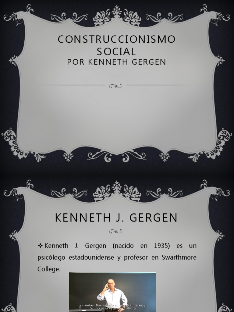 Construccionismo Social