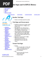 EMT Review - Baseline Vital Signs and SAMPLE History