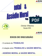 Saude Mental e Assedio Moral