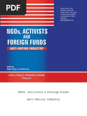 Ngos Activists And Foreign Funds Pdf Mahatma Gandhi Jawaharlal Nehru