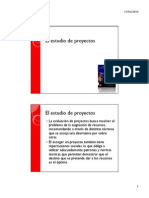 Capítulo 1. El Estudio de Proyectos