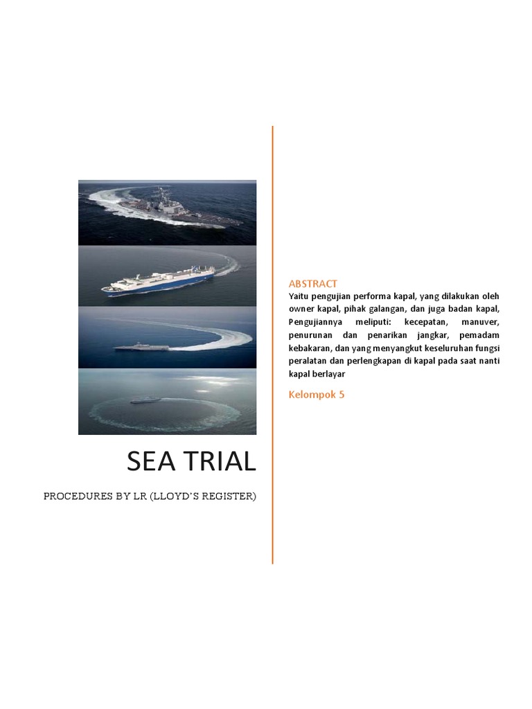 Sea Trial PDF