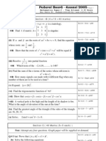 FBISE Maths 1A2003 FSC Part1