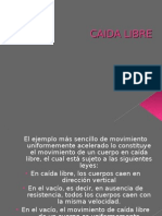 Movimiento en Caída Libre