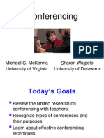 Conferencing: Michael C. Mckenna University of Virginia Sharon Walpole University of Delaware
