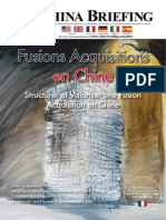 Fusions Acquisitions en Chine