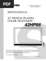 Download Toshiba 42hp66 Service Manual by lancelarson SN20636302 doc pdf