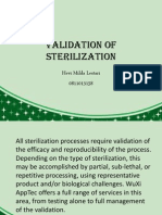 Validation of Sterilization - Hevi Milda Lestari 0811013158