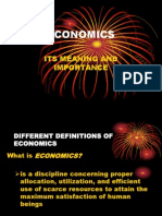 1a.definition of Economics