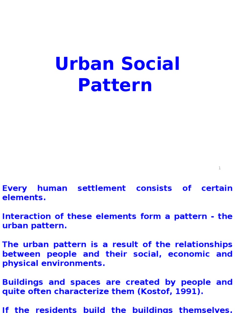 Understanding Urban Social Patterns | PDF | City | Mumbai