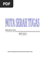 Contoh Nota Serah Tugas
