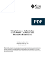 Using Kerberos To Authenticate A Solaris 10 OS LDAP Client With Microsoft Active Directory