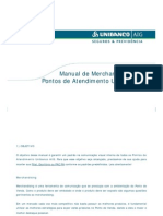 Manual Merchandising Pontos Atendimento Unibanco