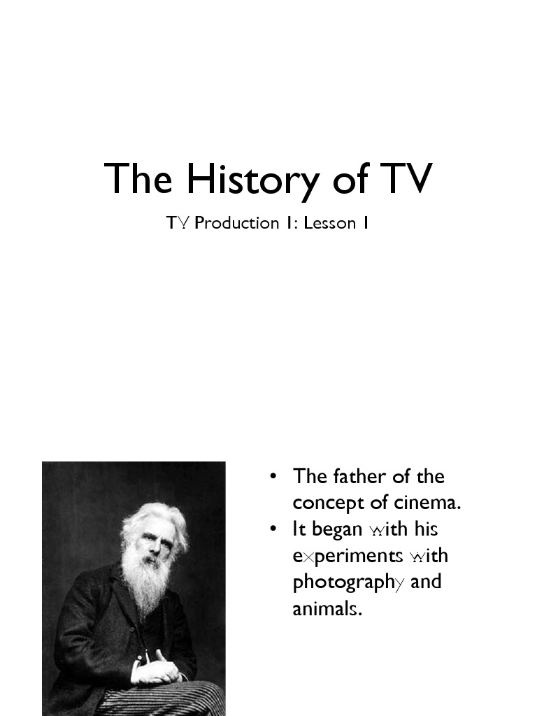 Evolution of Television Technology | PDF | Social Science | Science ...