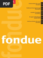 Fondue Booklet Bodum