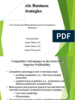 Generic Business Strategies: Cost-Based and Differentiation-Based Competitive Strategies