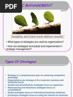 Types of Strategies