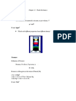 Chapter 13 Fluids Mechanics