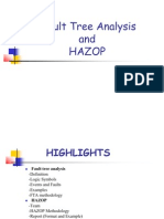 Fault Tree Analysis and Hazop