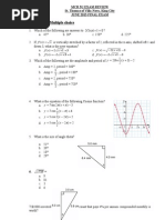 MCR3U Exam Review 2013