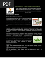 CUSTOS DE UMA CONSTRUÇÃO SUSTENTÁVEL