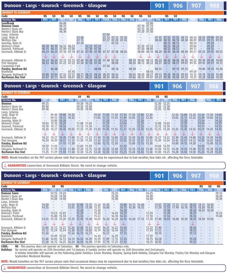 Mcgills Bus Timetable 530
