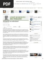 aeroporto ou rodoviária - José Roberto de Toledo