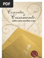 Convite de Casamento