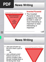 News Writing: Inverted Pyramid