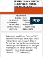 Sampai Sejauh Mana Upaya-upaya Klasifikasi Cuaca Dapat Dilakukan