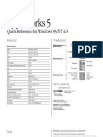 Appleworks 5: Quick Reference For Windows 95/Nt 4.0